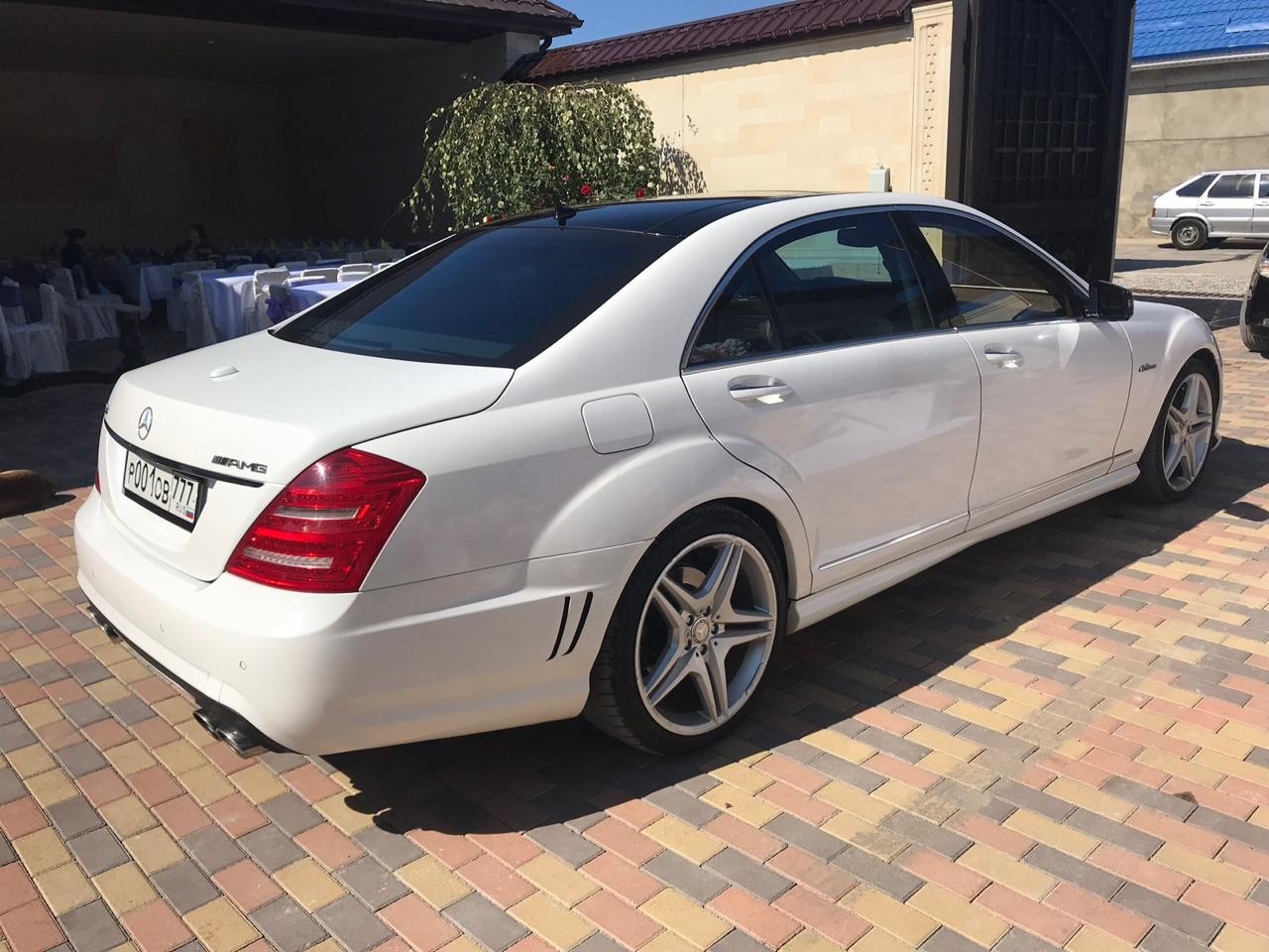 Mercedes Benz s 500 w 221 Р±РµР»С‹Р№